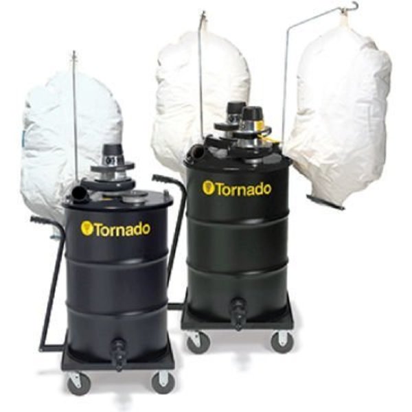 Powr-Flite Tornado® Single Electric Jumbo Wet/Dry Industrial Vacuum, Black 95954